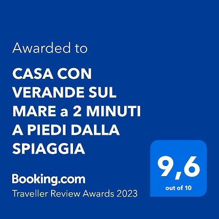 Casa Con Verande Sul Mare A 2 Minuti A Piedi Dalla Spiaggia Custonaci Exterior foto